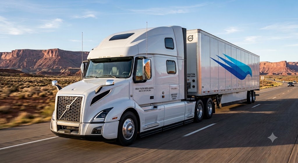 Eagle Logistics branded truck on the highway